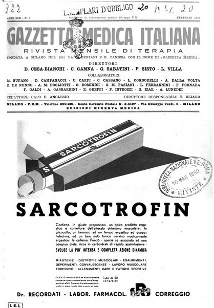 Gazzetta medica lombarda