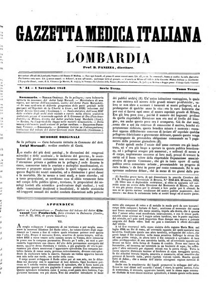 Gazzetta medica italiana Lombardia