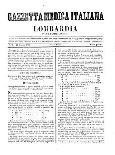 Gazzetta medica italiana Lombardia