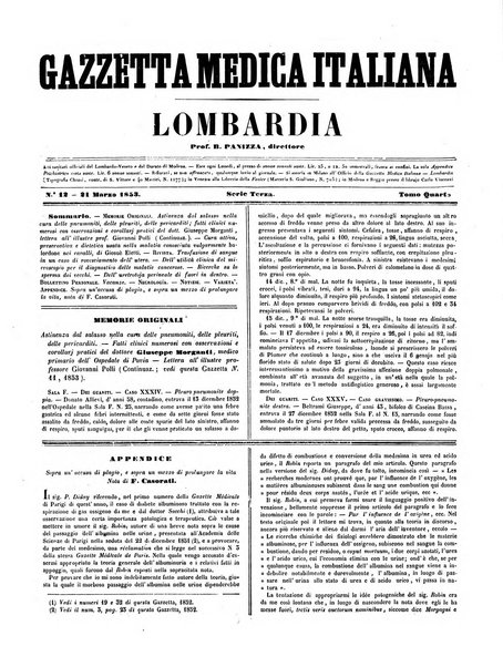 Gazzetta medica italiana Lombardia