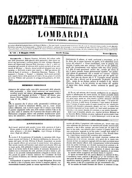 Gazzetta medica italiana Lombardia