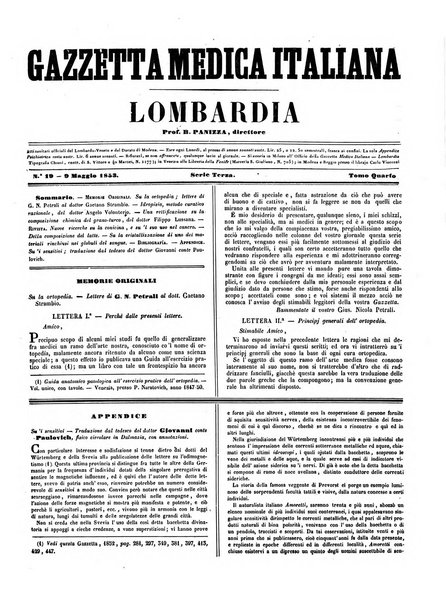 Gazzetta medica italiana Lombardia