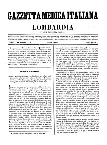 Gazzetta medica italiana Lombardia