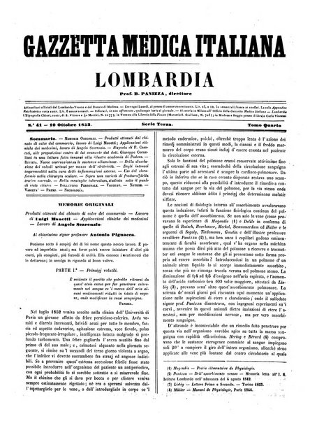 Gazzetta medica italiana Lombardia