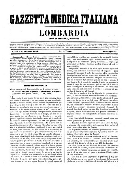 Gazzetta medica italiana Lombardia