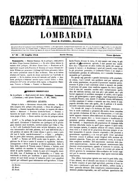 Gazzetta medica italiana Lombardia