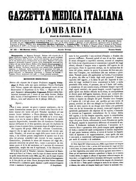 Gazzetta medica italiana Lombardia