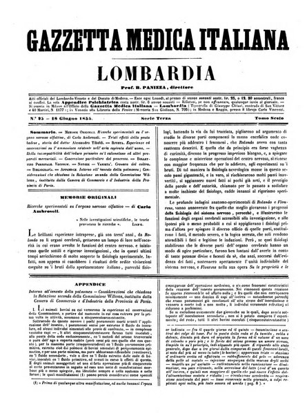 Gazzetta medica italiana Lombardia