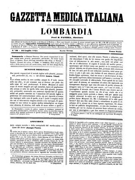 Gazzetta medica italiana Lombardia