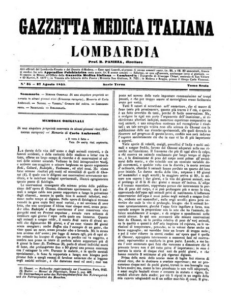 Gazzetta medica italiana Lombardia