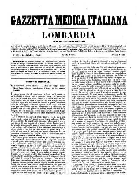 Gazzetta medica italiana Lombardia