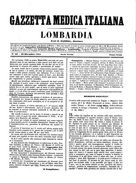 Gazzetta medica italiana Lombardia