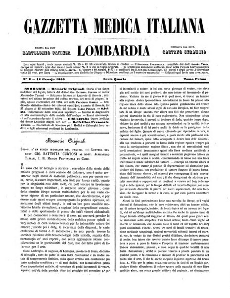 Gazzetta medica italiana Lombardia