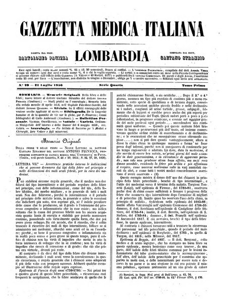 Gazzetta medica italiana Lombardia