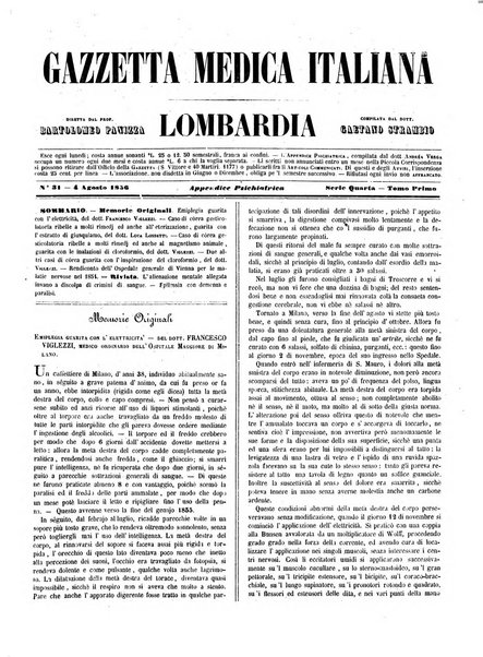 Gazzetta medica italiana Lombardia