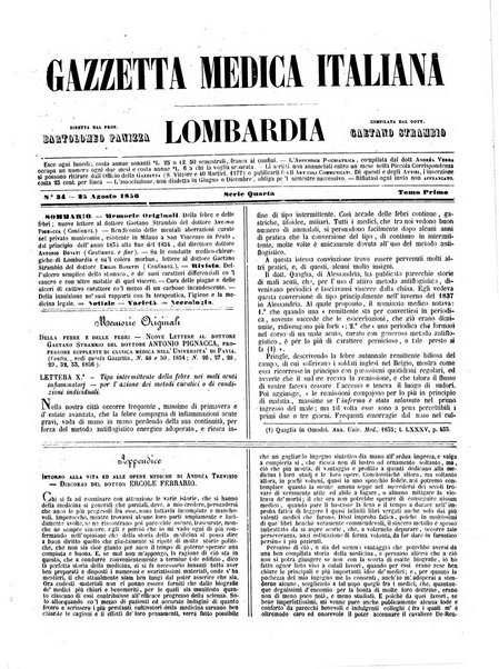 Gazzetta medica italiana Lombardia