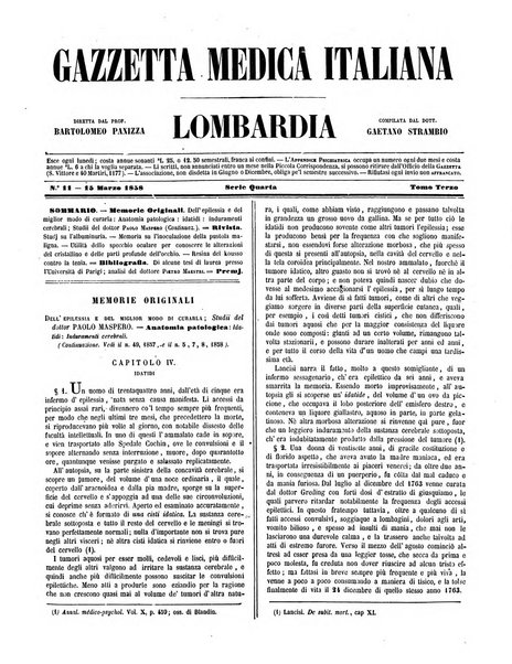 Gazzetta medica italiana Lombardia