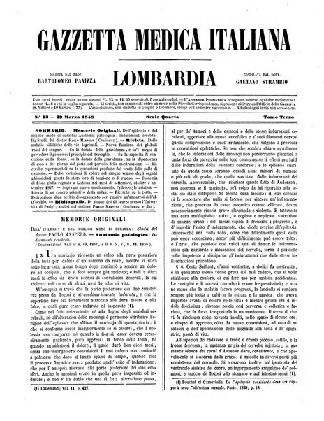 Gazzetta medica italiana Lombardia