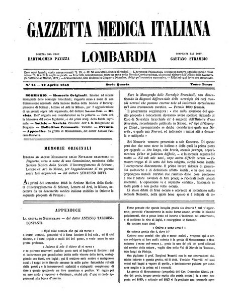 Gazzetta medica italiana Lombardia