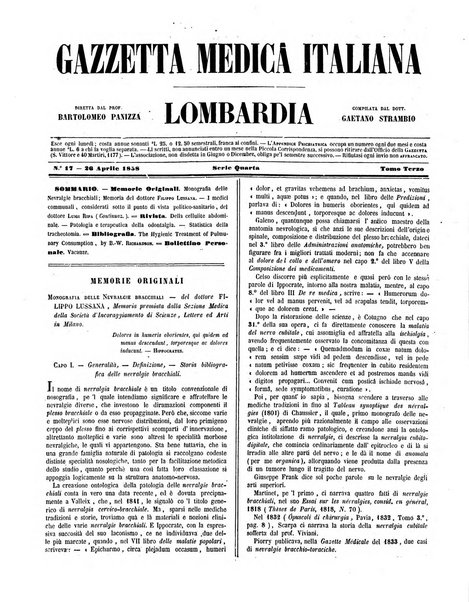 Gazzetta medica italiana Lombardia