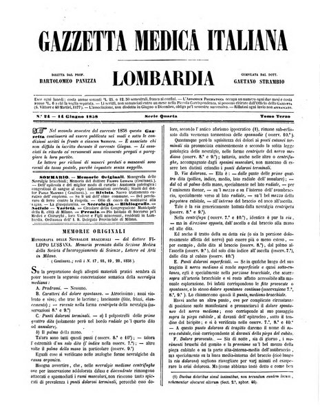 Gazzetta medica italiana Lombardia