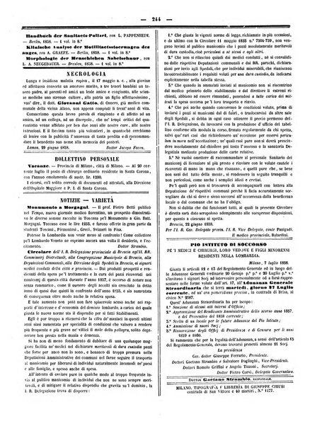 Gazzetta medica italiana Lombardia