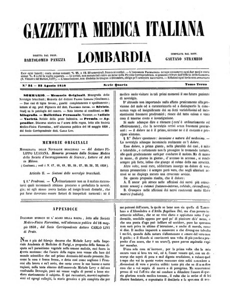 Gazzetta medica italiana Lombardia