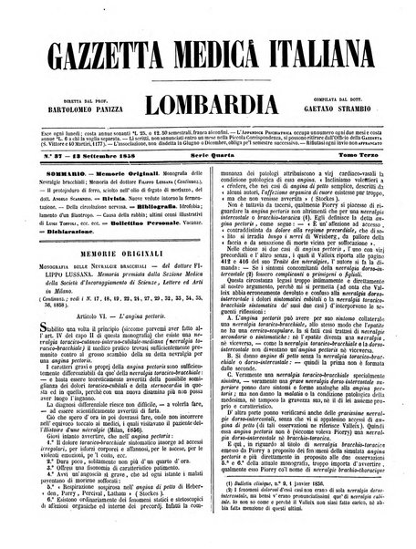 Gazzetta medica italiana Lombardia