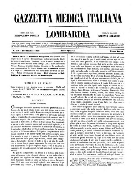 Gazzetta medica italiana Lombardia