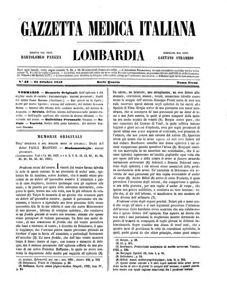 Gazzetta medica italiana Lombardia