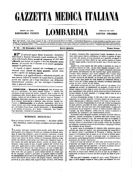 Gazzetta medica italiana Lombardia