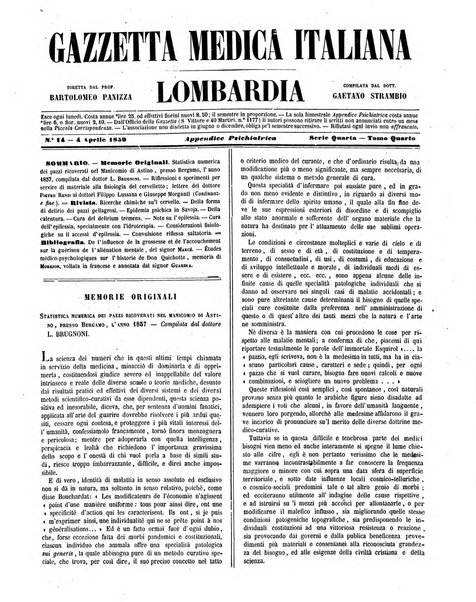 Gazzetta medica italiana Lombardia