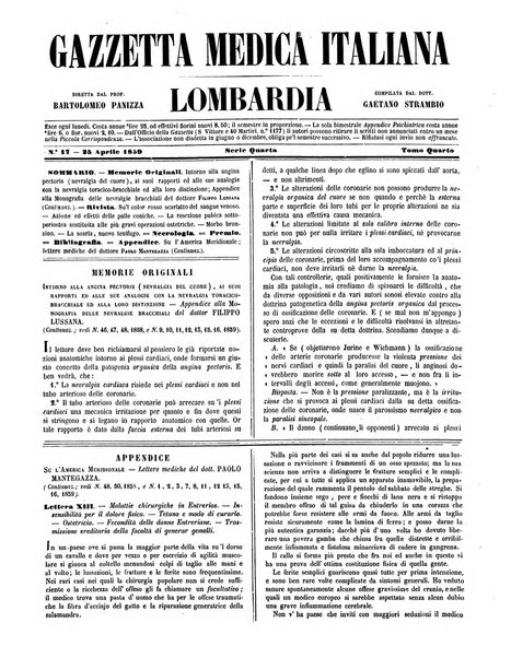 Gazzetta medica italiana Lombardia