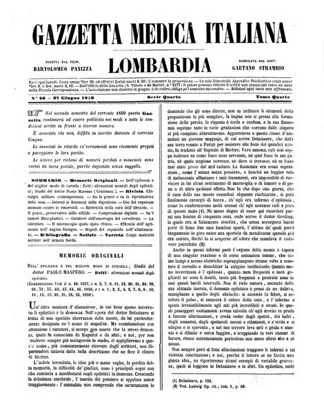 Gazzetta medica italiana Lombardia