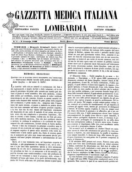 Gazzetta medica italiana Lombardia