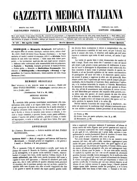 Gazzetta medica italiana Lombardia