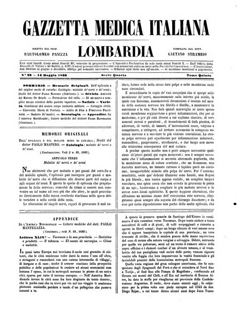 Gazzetta medica italiana Lombardia