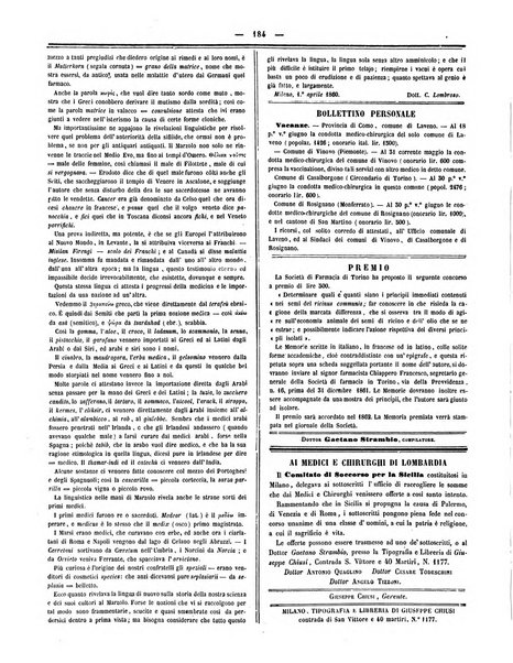 Gazzetta medica italiana Lombardia