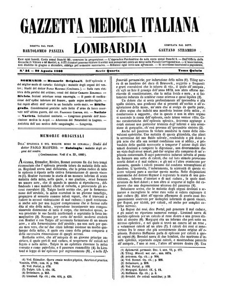 Gazzetta medica italiana Lombardia