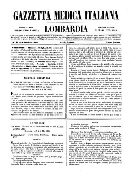 Gazzetta medica italiana Lombardia