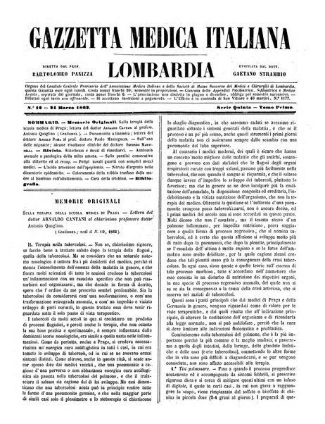 Gazzetta medica italiana Lombardia