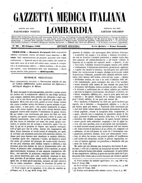 Gazzetta medica italiana Lombardia