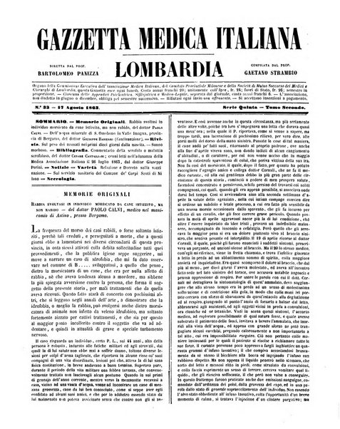 Gazzetta medica italiana Lombardia