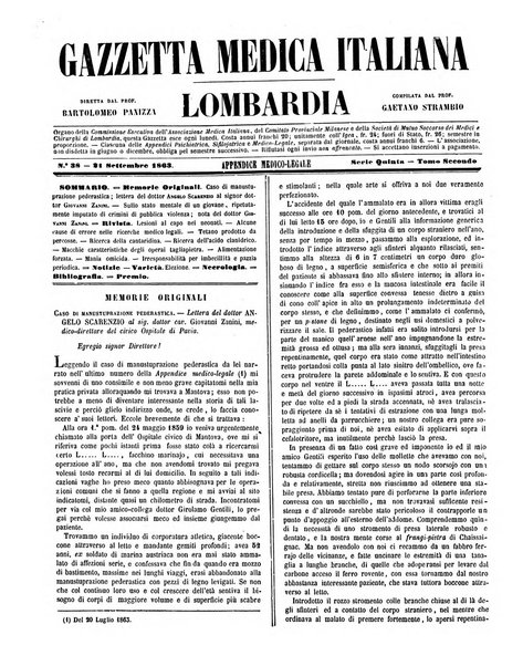 Gazzetta medica italiana Lombardia