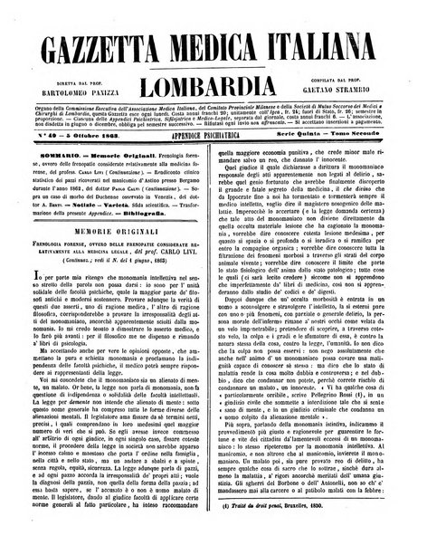 Gazzetta medica italiana Lombardia