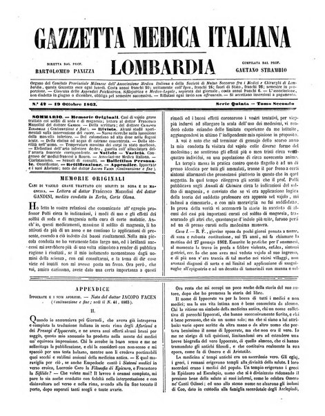 Gazzetta medica italiana Lombardia