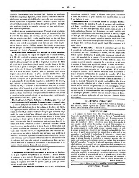 Gazzetta medica italiana Lombardia