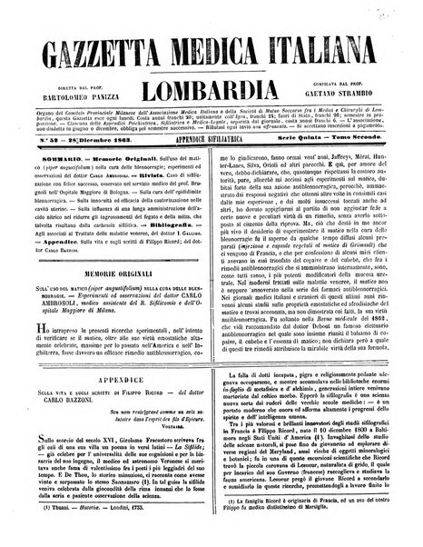 Gazzetta medica italiana Lombardia