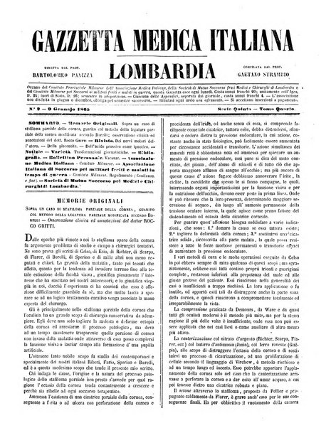 Gazzetta medica italiana Lombardia