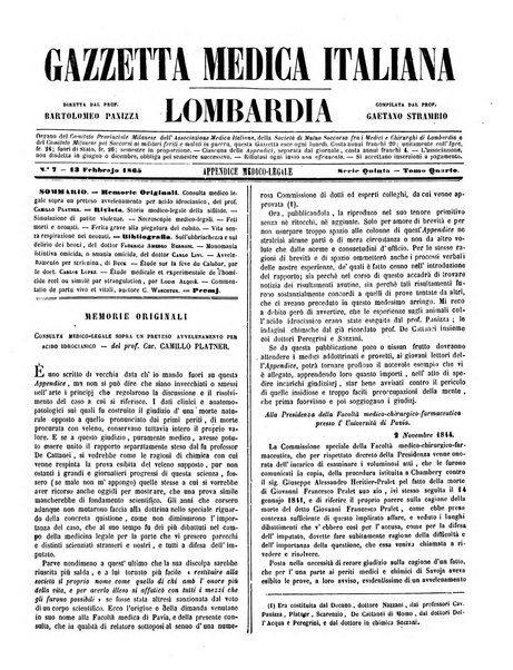 Gazzetta medica italiana Lombardia